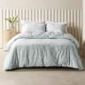 Linen House Silver Athena Duvet Cover Set - Queen 