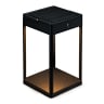Litehouse Solar Outdoor Lantern with Touch Control - Black