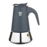 Pezzetti Steel Express Moka Pot, 6 Cups - Stormy Grey