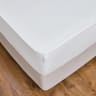 Thread Office White Brushed Cotton Fitted Sheet - King 