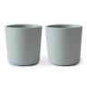 Mushie Baby Cups, Set of 2 - Nordic Sage