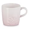 Le Creuset La Collection Jardin Stoneware Cappuccino Mug, 200ml - Shell Pink