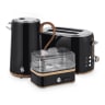 Swan Breakfast Set, 3-Piece - Black