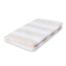 Humble & Mash Beige Striped Cotton Tablecloth - 8-Seater 