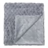 Linen House Arctic Snug Fur Throw, 150cm x 200cm - Vintage Steel