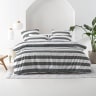 Linen House Carbon Sydney Duvet Cover Set - Double 