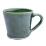 Mervyn Gers Glazed Stoneware Espresso Flare Cup, 100ml - Fig Green