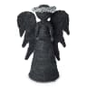 Andrea's Topiaries Coir Angel Tree Topper, 28cm - Black