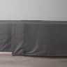 Thread Office 400 Thread Count Charcoal Percale Weave Flat Sheet - King/Super King 