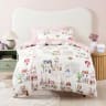 Linen House Squiggles Paris Tails Duvet Cover Set - Three Quarter 