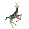 Studio ROOF Wild Animals Paper Wall Art - Antelope 