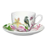 Maxwell & Williams Eloise Short Lyric Cup & Saucer, 240ml - Yellow Robin