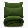 Thread Office Garden Green Chunky Waffle Duvet Cover Set - Super King 