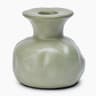 Thread Office Sage Bubble Ceramic Dinner Candle Holder - Short 