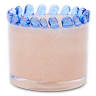 Thread Office Scalloped Edge Two-Tone Glass Votive Candle Holder - Blush