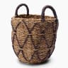 Thread Office Criss Cross Round Basket - Medium 