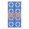 Tavola Floral Tile Paper Table Runners, Pack of 4 - Blue