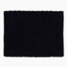 Thread Office Lux Velvet Plaited Bath Mat, 60cm x 80cm - Black