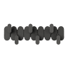 Umbra Tempo 6 Hook - Black