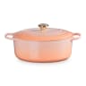 Le Creuset Signature 6.3 Litre Oval Cast Iron Casserole, 31cm - Peche