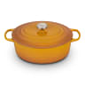 Le Creuset Signature 6.3 Litre Oval Cast Iron Casserole, 31cm - Nectar
