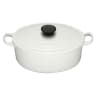 Le Creuset Signature 6.3 Litre Oval Cast Iron Casserole, 31cm - White
