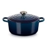 Le Creuset Signature 4.2 Litre Round Cast Iron Casserole, 24cm - Agave Blue
