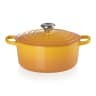 Le Creuset Signature 4.2 Litre Round Cast Iron Casserole, 24cm - Nectar
