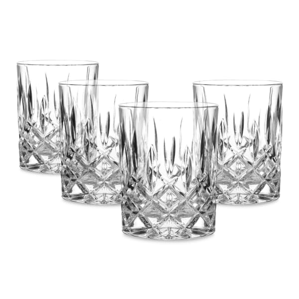 Nachtmann Lead-Free Crystal Noblesse Whiskey Tumblers, Set of 4