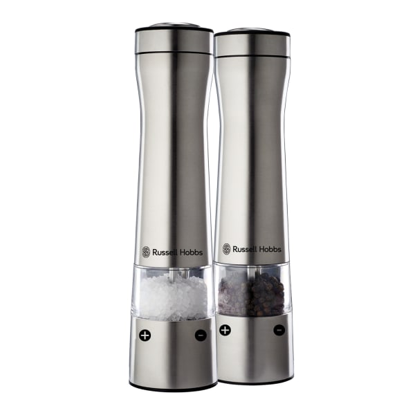 Electric Grinder Salt And Pepper Shaker Mill Russell Hobbs Classic