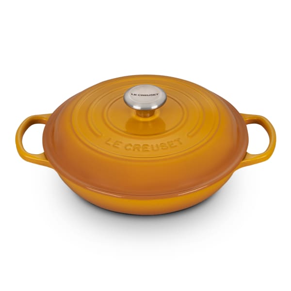 Le Creuset Signature 2 Litre Shallow Casserole, 26cm, Nectar