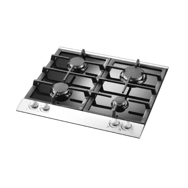 Faber Built In Stainless Steel And Glass 4 Burner Gas Hob 60cm