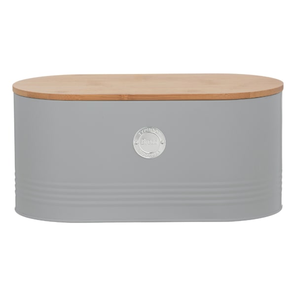 Typhoon Living Bread Bin, Grey