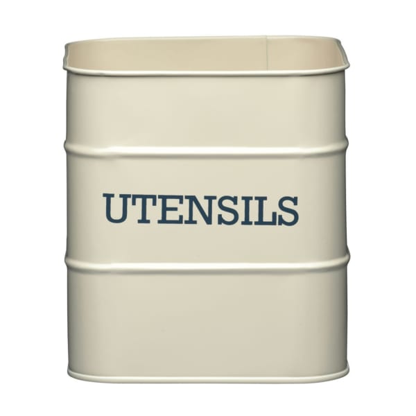 KitchenCraft Living Nostalgia Utensil Holder, Antique Cream