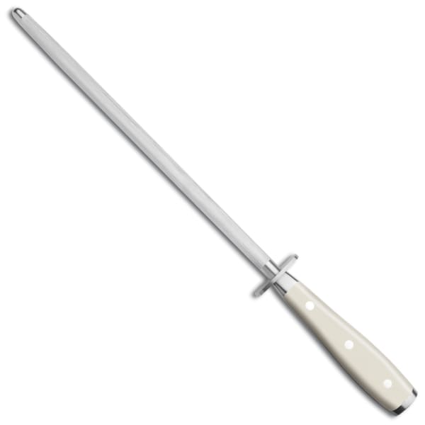 Wusthof Classic Ikon Creme Sharpening Steel 26cm, 26cm, Fine