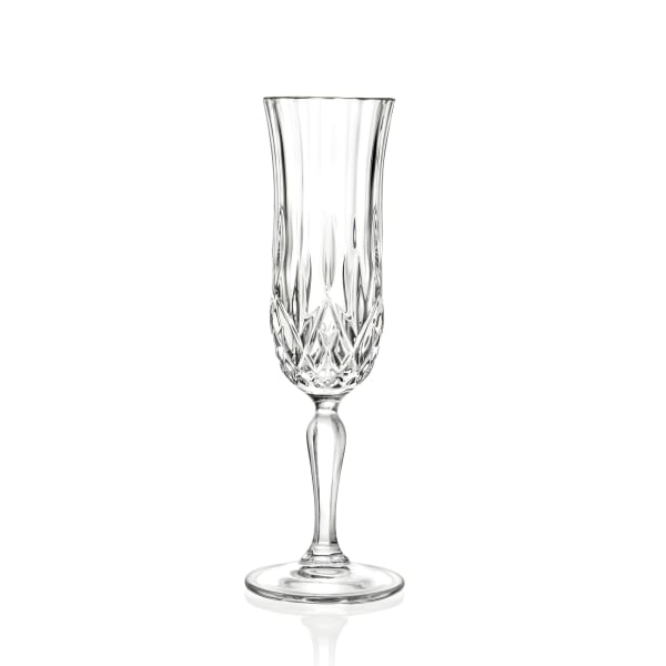 cut glass crystal champagne flutes