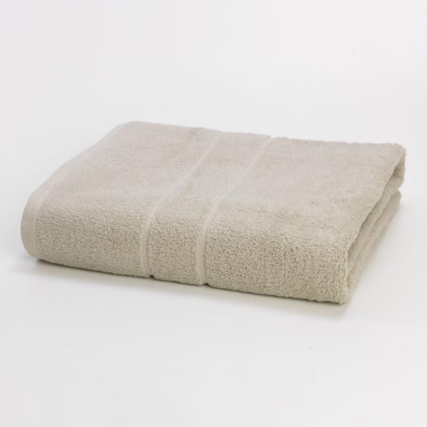 Terry Lustre Bath Blanket, 525gsm, Stone