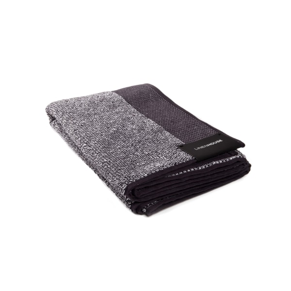 Linen House Plush 550gsm Bath Towel, Charcoal