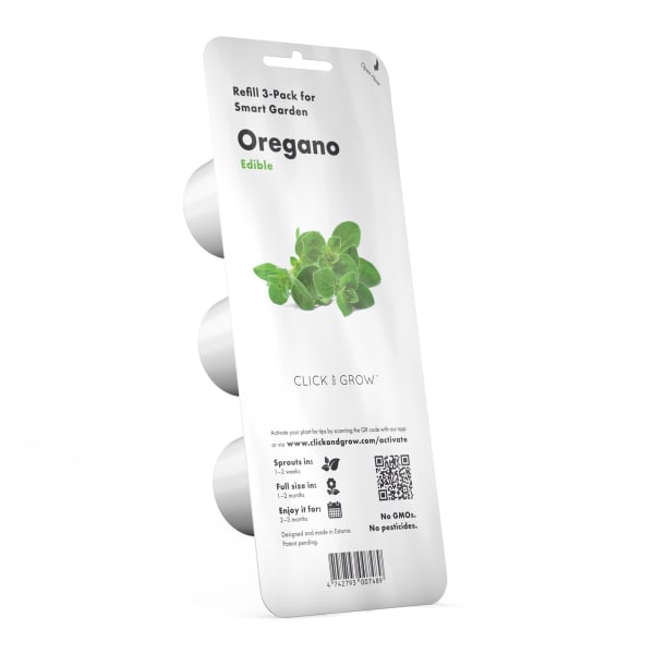 Click & Grow Oregano Seed Pod Refill for Smart Garden, Pack of 3