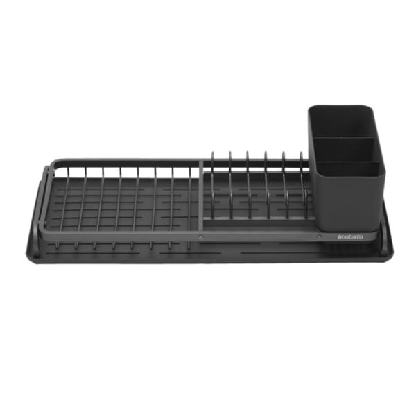 Brabantia Compact Dish Drying Rack, Dark Grey