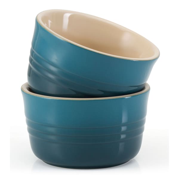le creuset large stoneware ramekins set of 2 Yuppiechef