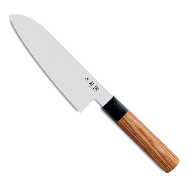 KAI Shun Seki Magoroku Pakka Wood Santoku Slicing Knife, 17cm