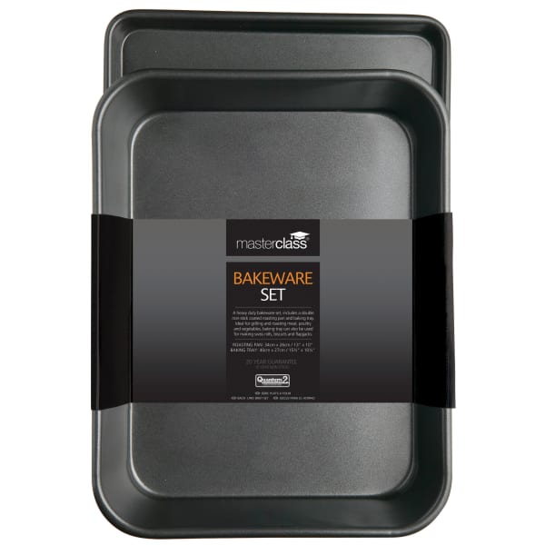 MasterClass Non-Stick Twin Pack - Roasting Pan and Oven Tray
