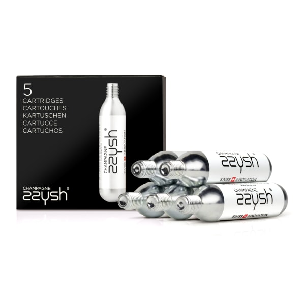 Zzysh Champagne Preserver Gas Cartridges, Pack of 5