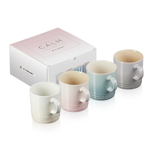 Le Creuset Calm Collection Mugs, Set of 4