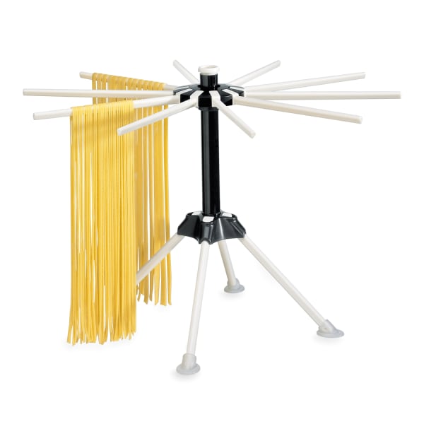 SÄNGER| Wooden pasta dryer, pasta dryer, pasta stand for drying, total  height 19.7'' with 16 removable arms, including booklet “Pasta Pasta” with  10