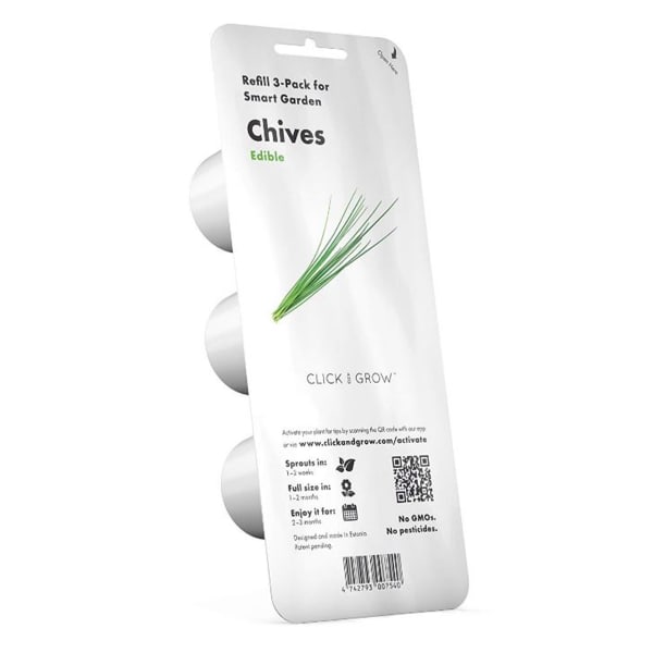 Click & Grow Chives Seed Pod Refill for Smart Garden, Pack of 3