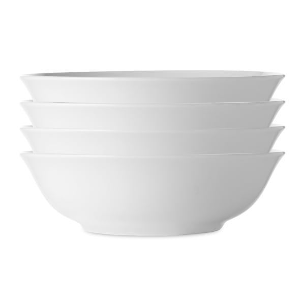Maxwell & Williams White Basics Coupe Pasta Bowls, Set of 4