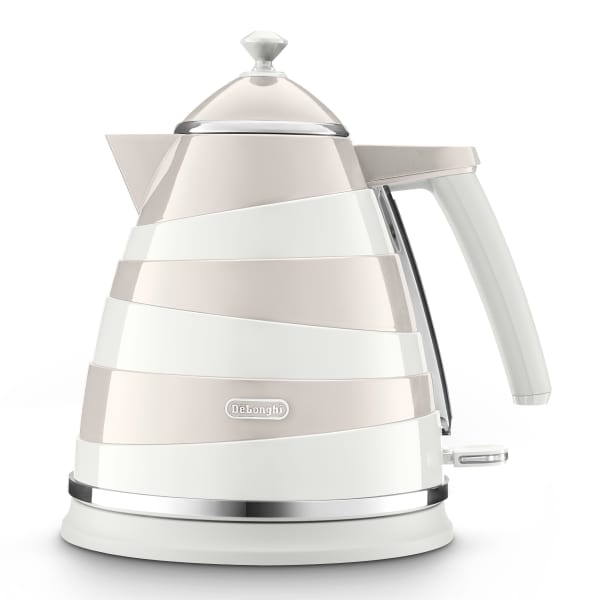 DeLonghi Avvolta Class Cordless Kettle, 1.7L, Graceful White