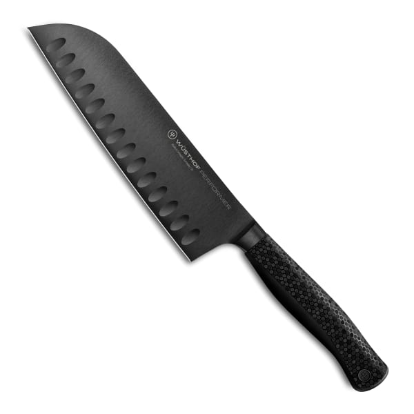 Wusthof Performer Hollow Edge Santoku Knife, 17cm